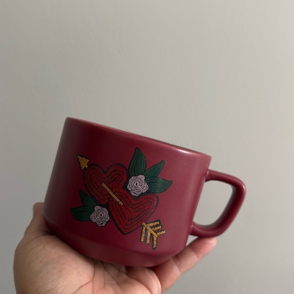 Starbucks Other - Starbucks 2018 Coffee Tea Mug Burgundy Heart